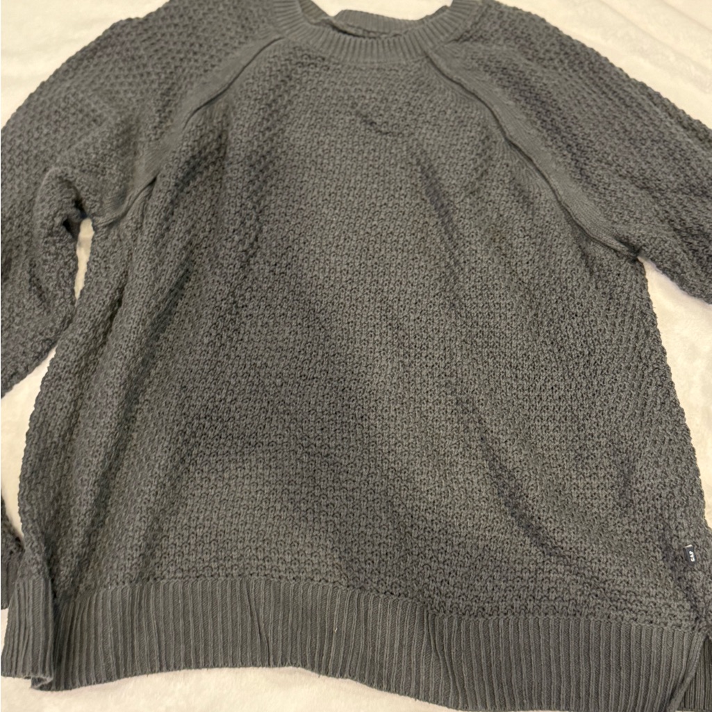 Gap Gray Crew Neck Sweater Essential Comfort